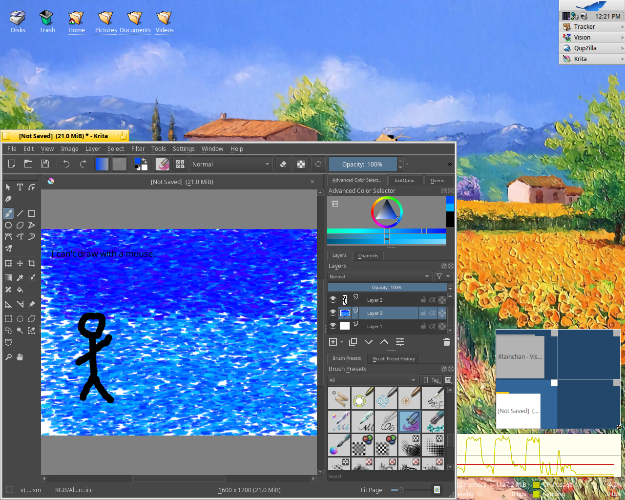 Krita, the KDE art program